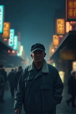 《午夜放映厅》海报,老影院红色座椅与银幕光